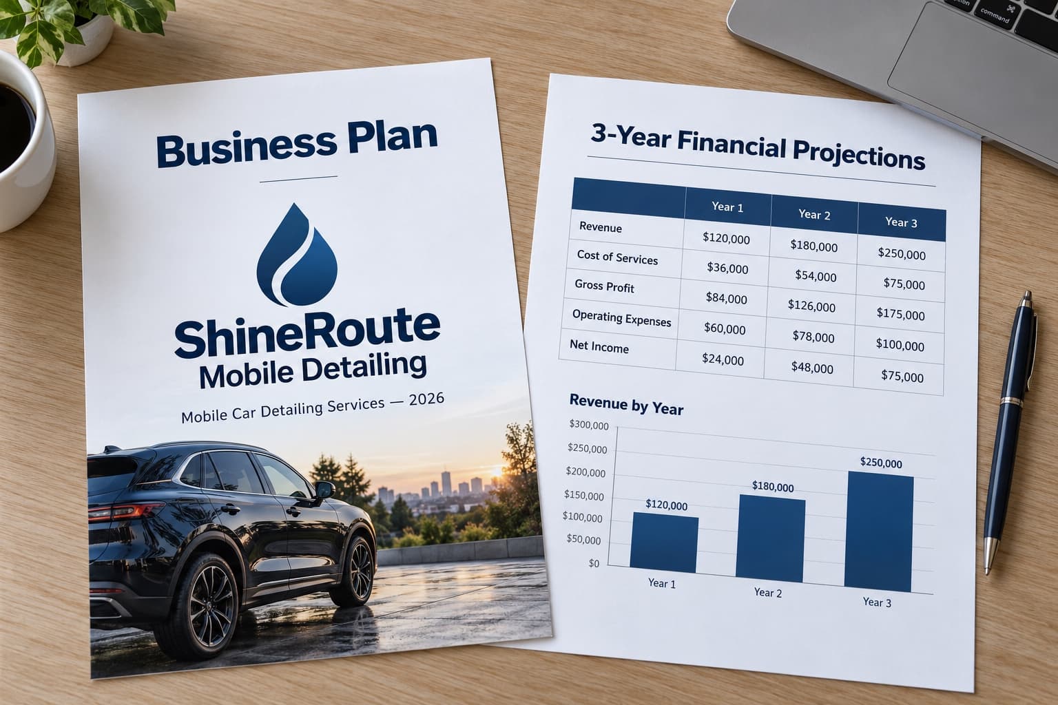Mobile detailing, bank format