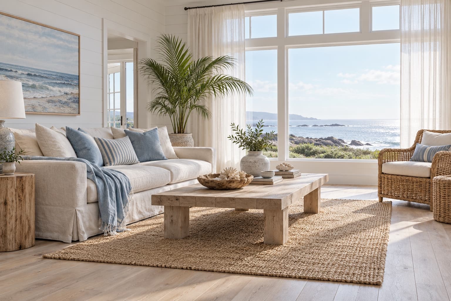 Living room, coastal