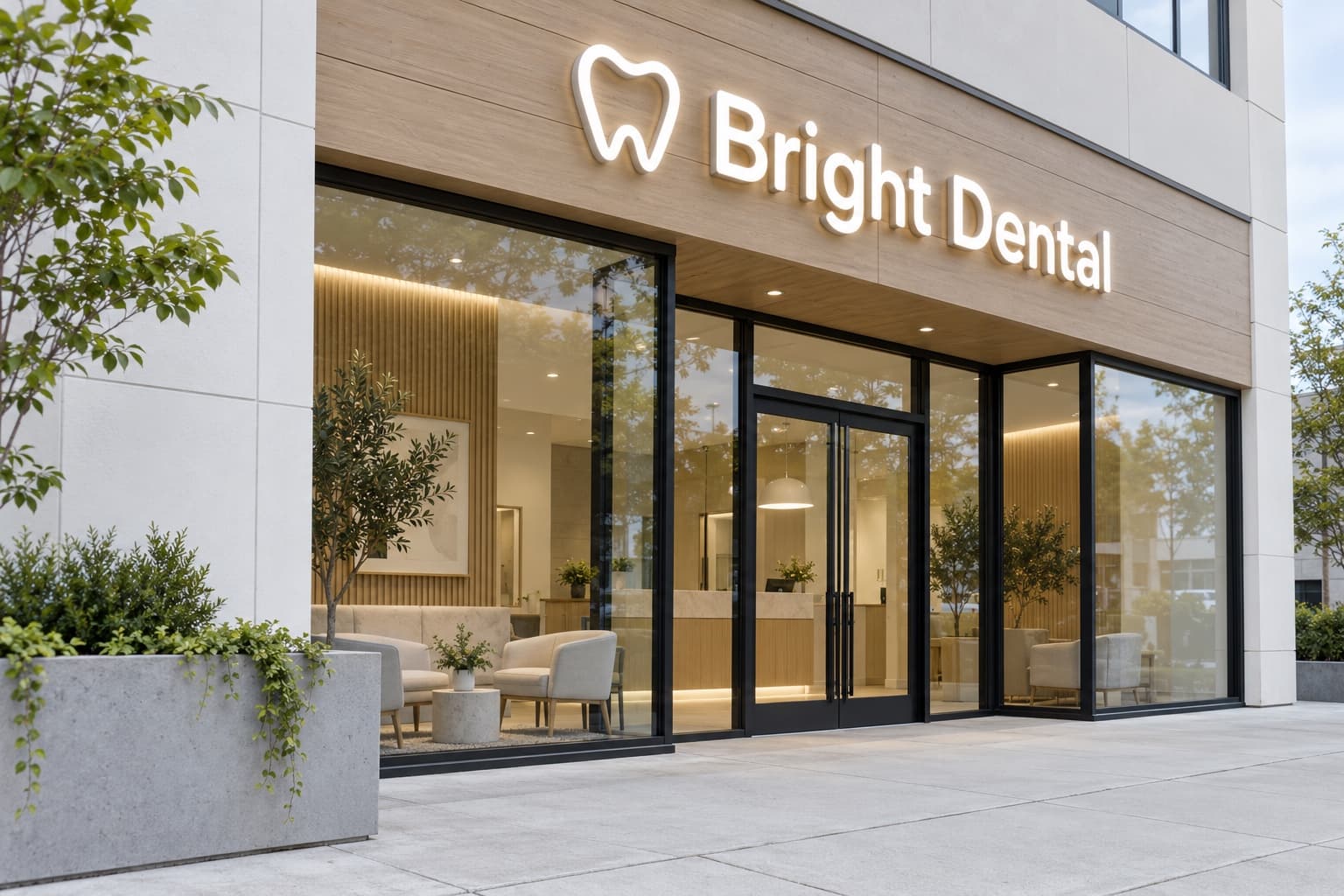 Dental clinic sign