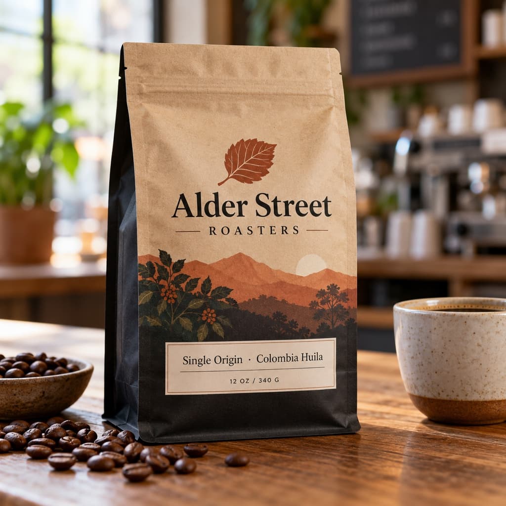 Coffee bag, 12 oz